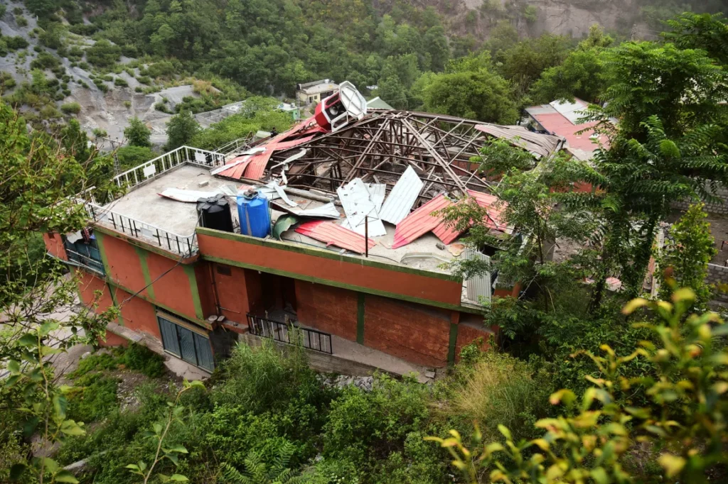 Indian missile attack near Muzaffarabad, the capital of Pakistan-administered Kashmir, on Wednesday, May 7, 2025